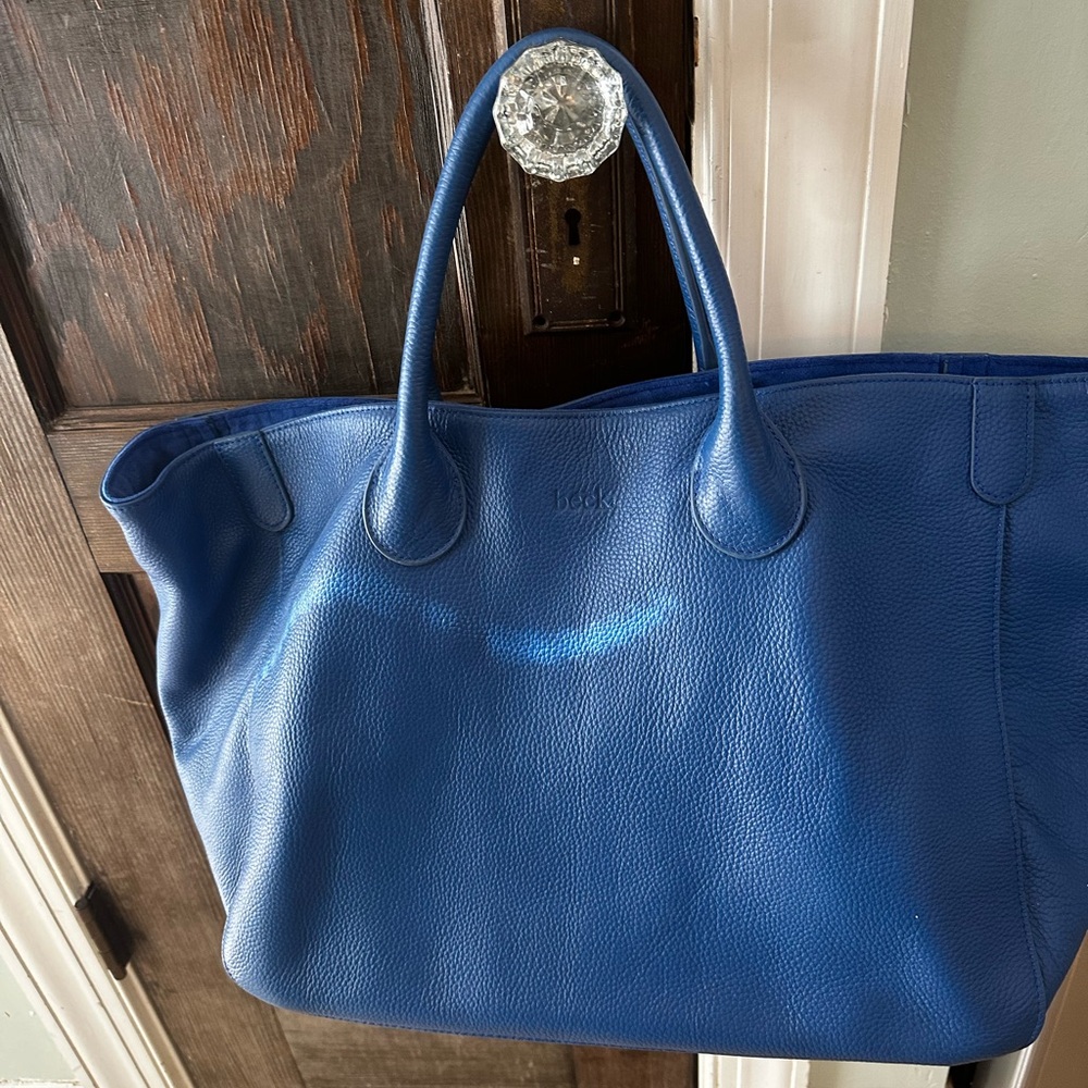 Bēck tote bag - VEUC - royal blue